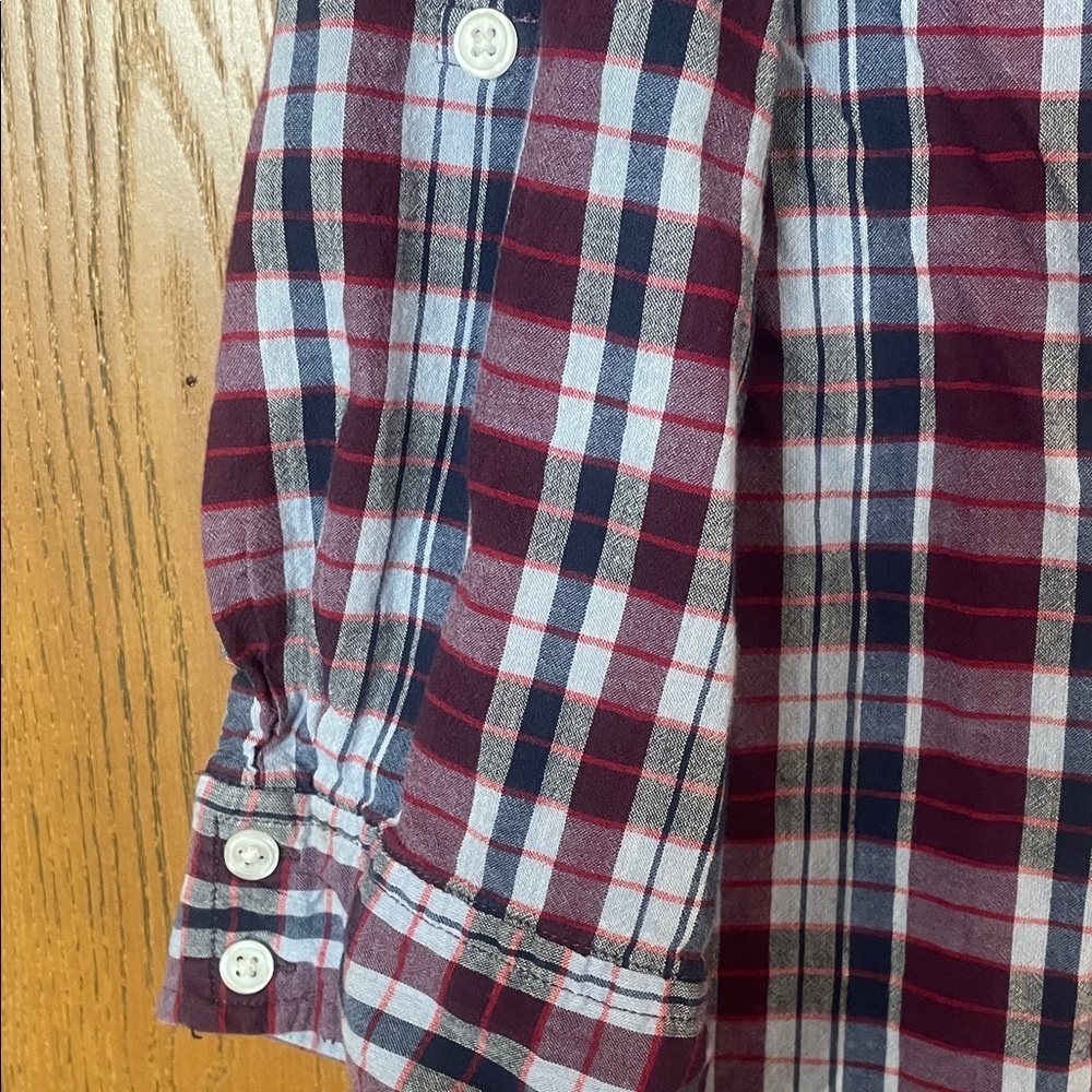 Vermont Country - Plaid Button-Up Shirt - 3/4 arm - Picture 3 of 5